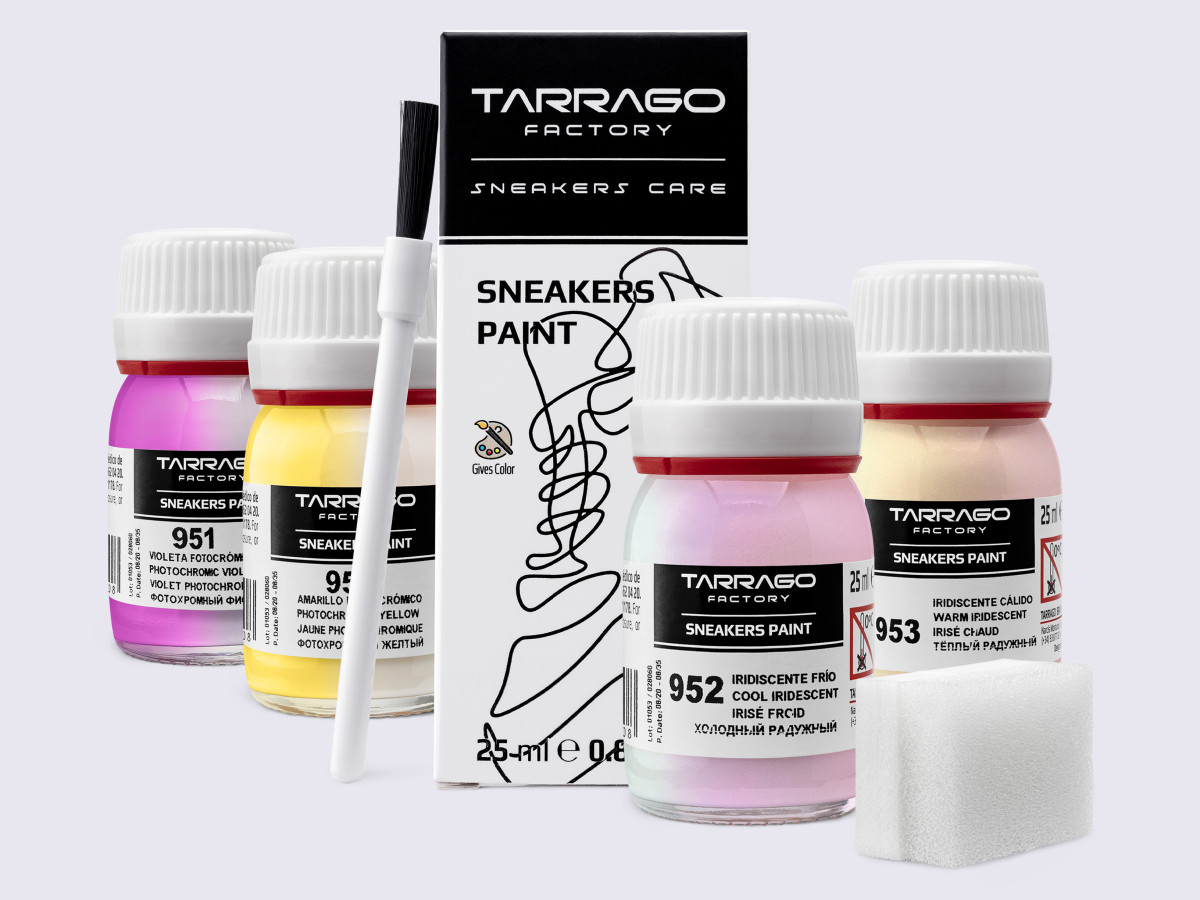 Фарба для кросівок Tarrago Sneakers Paint Warm Iridescent, 25 мл TNC11, фото 1