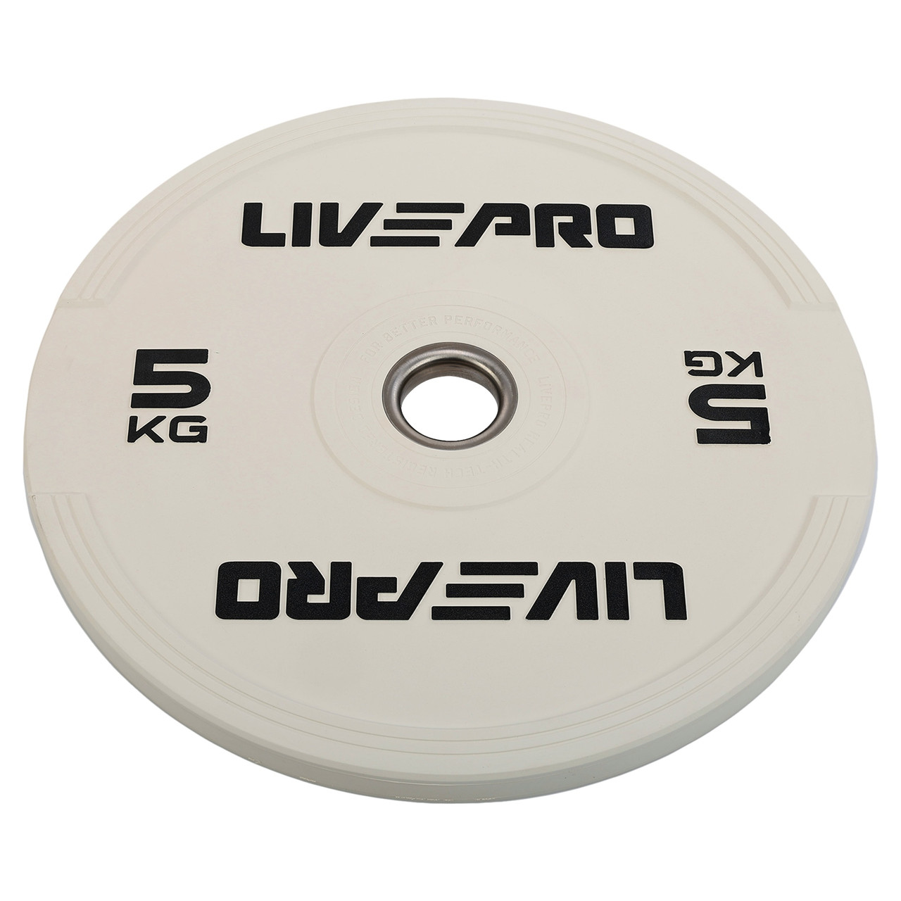 Бамперні диски для кросфіту гумові Bumper Plates LiveUp LP8332-5 1 шт х 5 кг