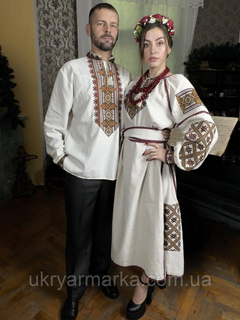 Вишитий етнічний комплект "Гуцульська писаночка"