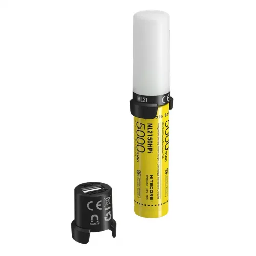 Зарядний пристрій (ліхтар та Power Bank) Nitecore 21700 Intelligent Battery System