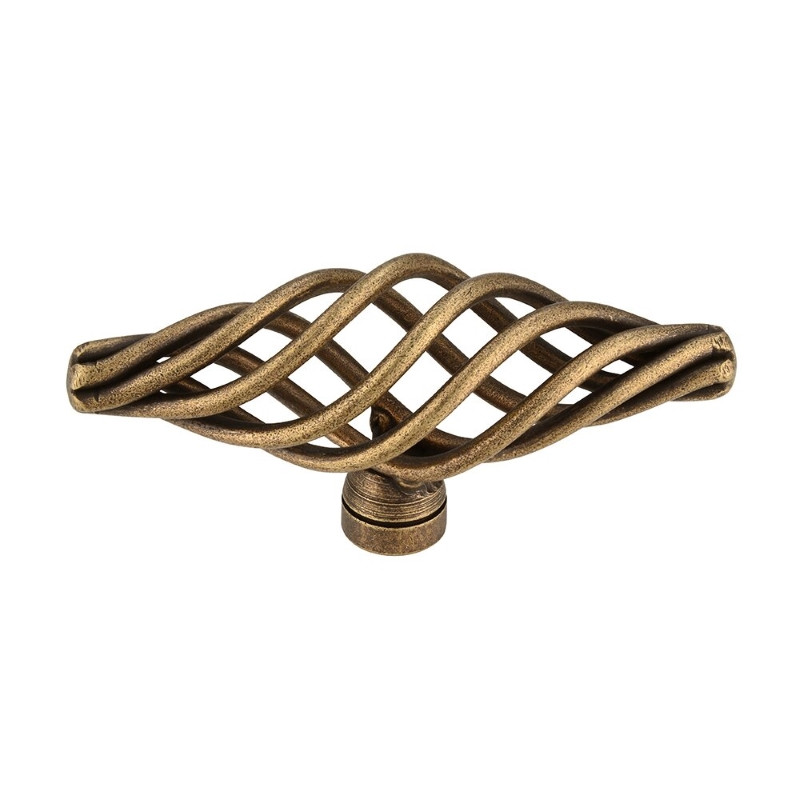 Ручка-кнопка меблева Birdcage Knob SIR1268-74Antique Brass антична бронза 74мм