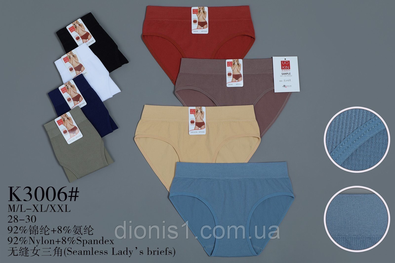 Труси жіночі/шири: M/L-XL/2XL 12 шт. в упаковці, фото 1
