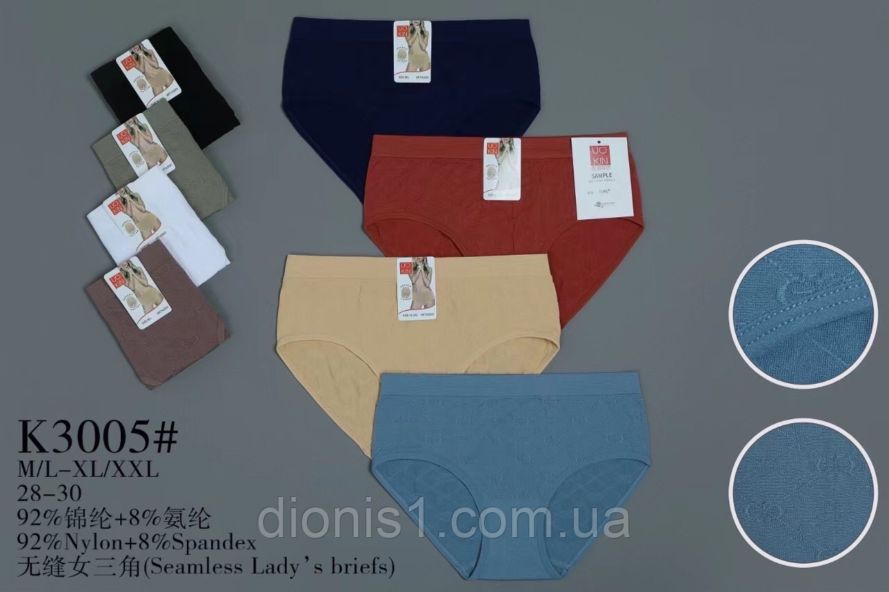 Труси жіночі/шири: M/L-XL/2XL 12 шт в упаковці, фото 1