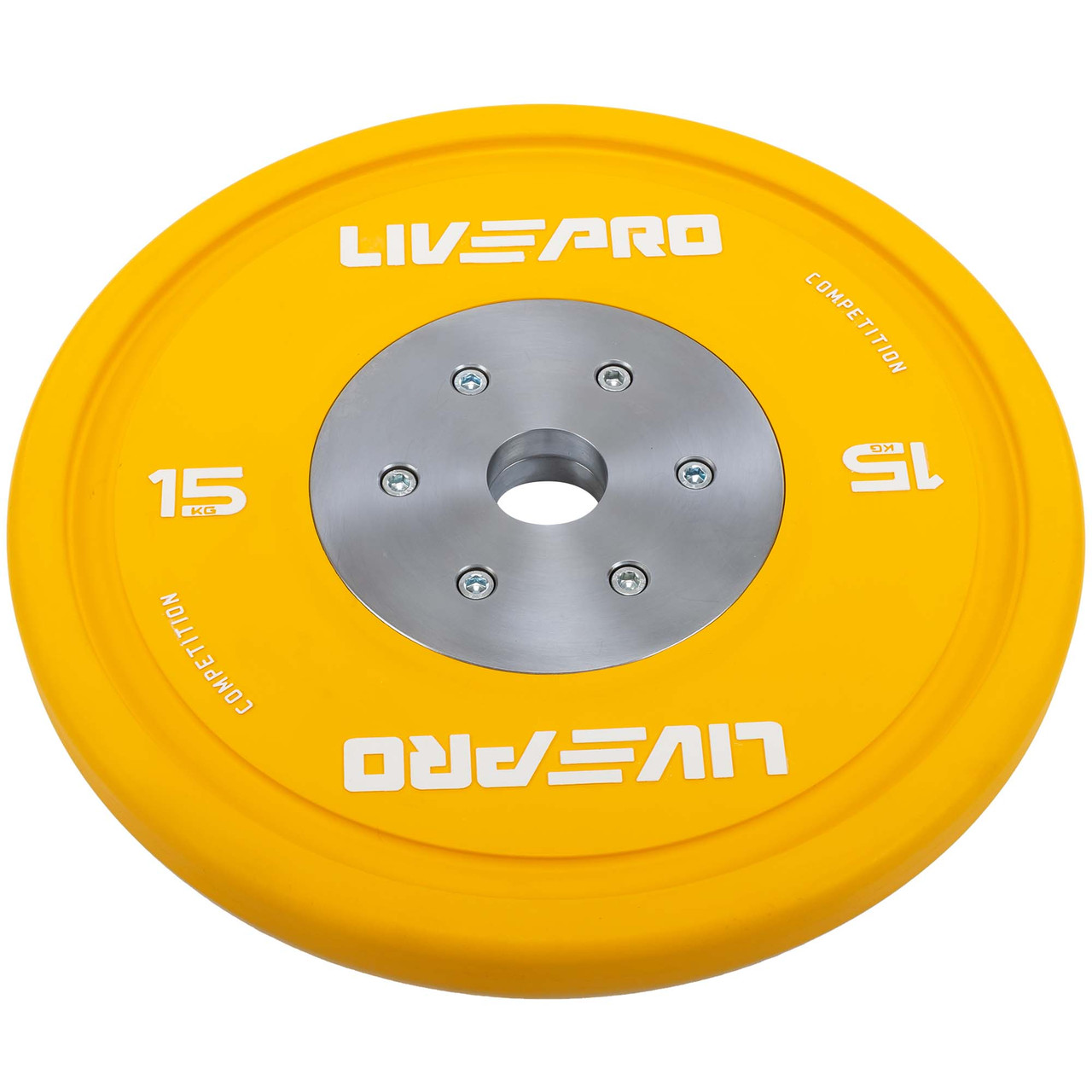 Бамперні диски для кросфіту гумові Bumper Plates LiveUp LP8335-15 1 шт х 15 кг