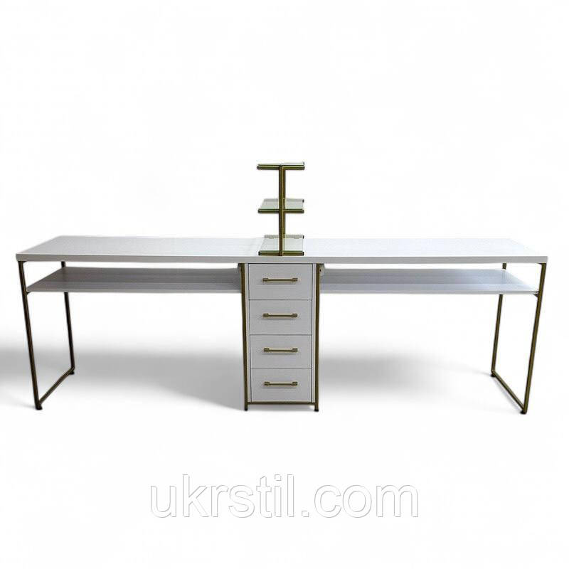 Манікюрний стіл Mark SM-500 plus з полицею для лаків, фото 1