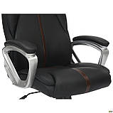 Крісло керівника офісне Seltic / Селтік шкірозамінник чорний, ТМ Амф, фото 6