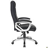 Крісло керівника офісне Seltic / Селтік шкірозамінник чорний, ТМ Амф, фото 3