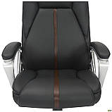 Крісло керівника офісне Seltic / Селтік шкірозамінник чорний, ТМ Амф, фото 5