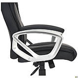 Крісло керівника офісне Seltic / Селтік шкірозамінник чорний, ТМ Амф, фото 9