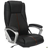 Крісло керівника офісне Seltic / Селтік шкірозамінник чорний, ТМ Амф, фото 7