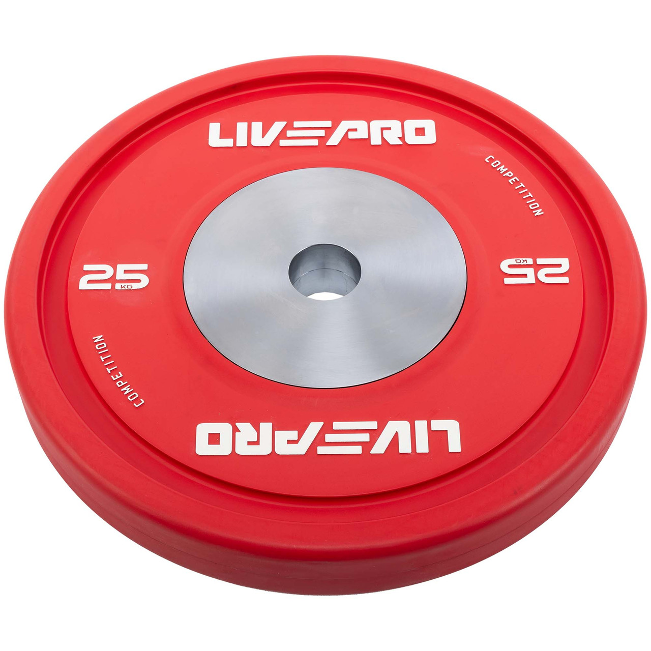 Бамперні диски для кросфіту гумові Bumper Plates LiveUp LP8335-25 1 шт х 25 кг