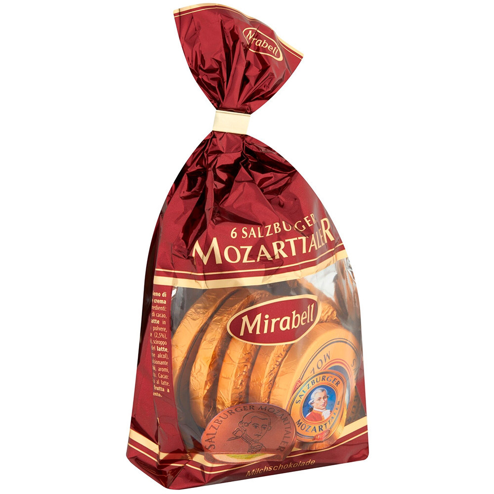 Цукерки Шоколадні з Марципаном Моцарт Mirabell Mozarttaler Salzburger 120g, фото 1