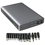 Акумулятор для заряджання дронів, живлення старлінк, ноутбуків, смартфонів PowerPlant K2 50000mAh, фото 5