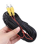 Кабель 10 метрів RCA-RCA AV для камери заднього виду, фото 11