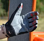 Рукавички для фітнесу MadMax MXG-103 X Gloves Black/Grey L, фото 2