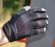 Рукавички для фітнесу MadMax MXG-103 X Gloves Black/Grey L, фото 3
