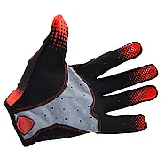 Рукавички для фітнесу MadMax MXG-101 X Gloves Black/Grey/Red S, фото 4