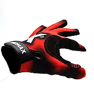 Рукавички для фітнесу MadMax MXG-101 X Gloves Black/Grey/Red S, фото 3