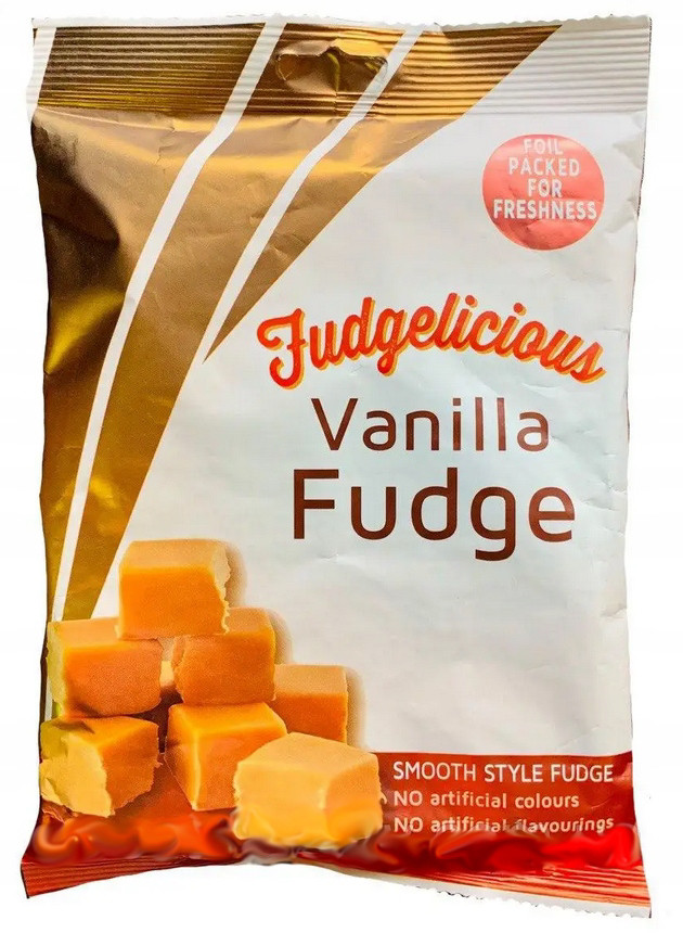 Fudgelicious Vanilla Dairy Fudge Ірис з ванільним смаком 200g, фото 1