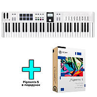 Міді-клавіатура ARTURIA KeyLab Essential 61 mk3 White (61 клавіша)