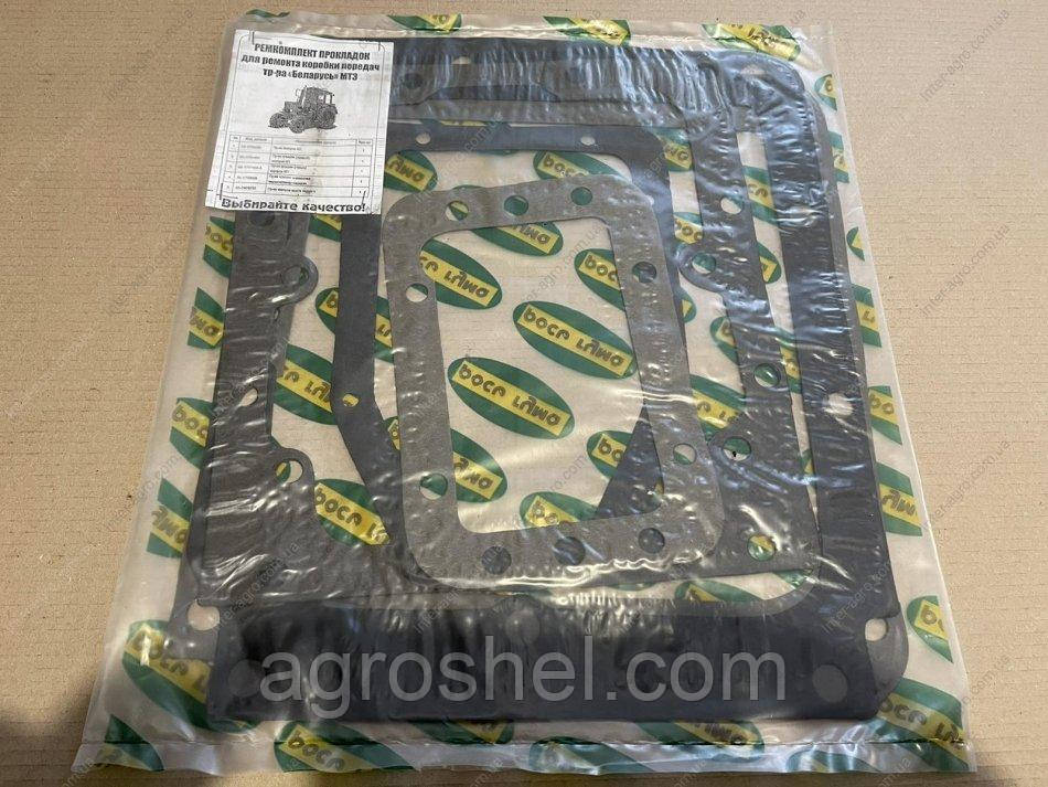 КОМПЛЕКТ ПРОКЛАДОК КПП МТЗ (БІЛОРУСЬ) КОЖКАРТОН, фото 1