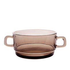 Бульйонниця Mazhura 350 мл з ручками Колір димчастий mz689121