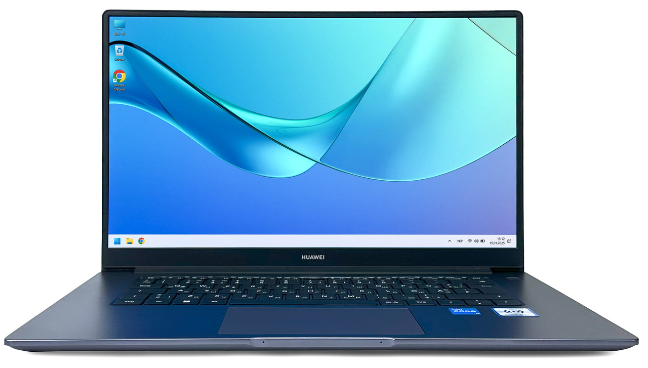 Ноутбук Huawei MateBook D15: Core i3-1115G4 / RAM 8 ГБ / SSD 256 ГБ / Intel® UHD Graphics / 15.6"