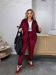 Костюм жіночий велюровий на флісі