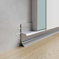 Прихований алюмінієвий накладний плінтус, Анодований