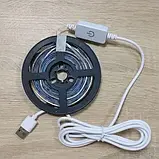 Фітострічка світлодіодна 2 м для росту рослин 120 LED USB 5 В з вимикачем, водонепроникна, фото 3