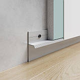 Прихований алюмінієвий накладний плінтус, Анодований, висота 20 мм, фото 2