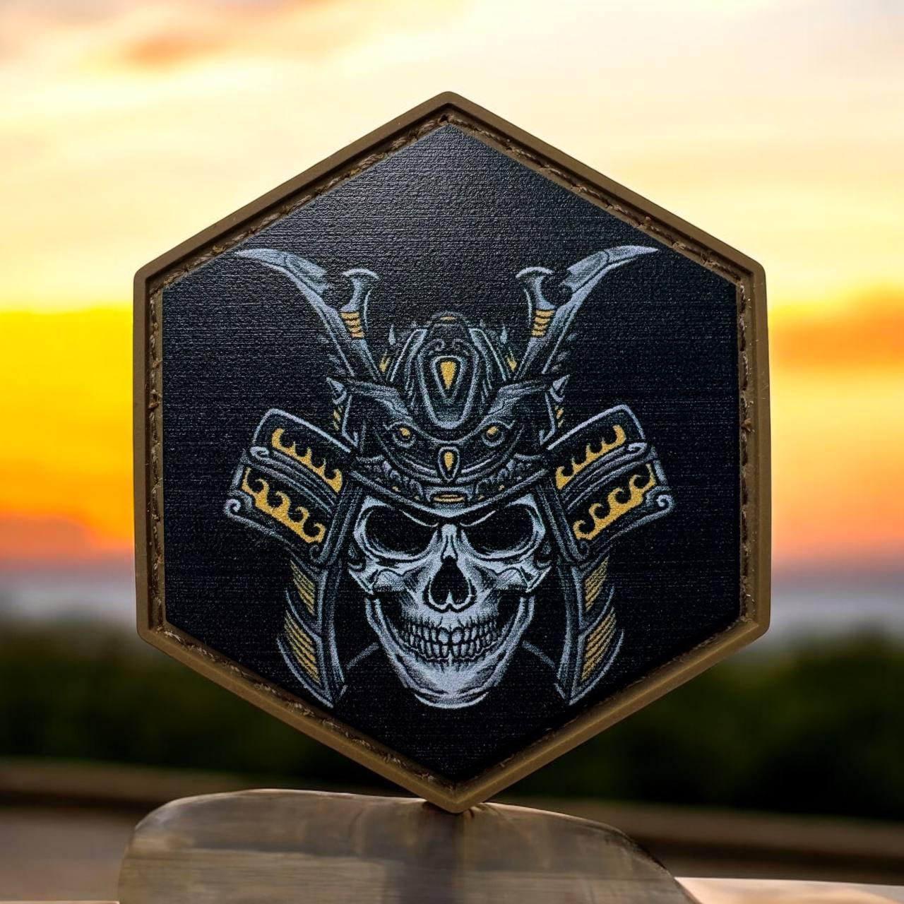 Шеврон самурай Samurai patch на липучці пвх