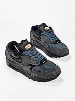 Кросівки Nike Air Max 1 Protection Pack Grey Blue / Найк Аір Макс 1 Протекшн Пак Сірі з Синім, фото 4