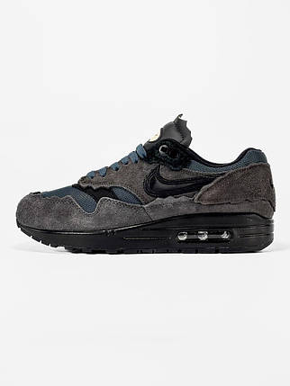 Кросівки Nike Air Max 1 Protection Pack Grey Blue / Найк Аір Макс 1 Протекшн Пак Сірі з Синім, фото 1