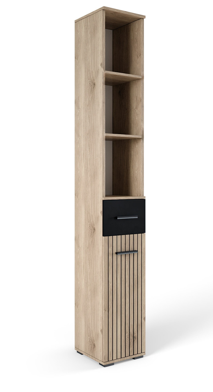 Пенал Амбре Дуб білий/черний, фото 1