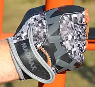Рукавички для фітнесу MadMax MFG-831 Mti 83.1 Grey/Digital Camo L, фото 3