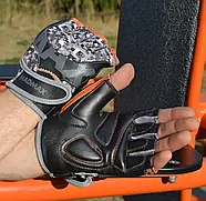 Рукавички для фітнесу MadMax MFG-831 Mti 83.1 Grey/Digital Camo L, фото 4