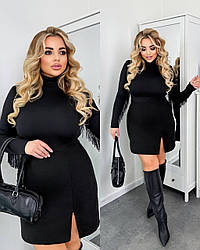 Спідниця чорна кашемірова