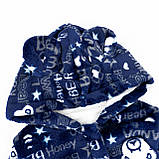 Комбінезон дитячий теплий на блискавці з капюшоном Honey Bear, фото 2