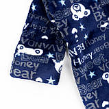 Комбінезон дитячий теплий на блискавці з капюшоном Honey Bear, фото 4