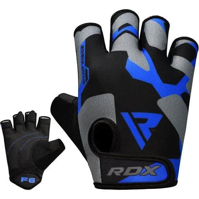 Рукавички для фітнесу RDX F6 Sumblimation Blue M 18-20 см