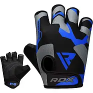 Рукавички для фітнесу RDX F6 Sumblimation Blue XL (26 см і більше ), фото 6