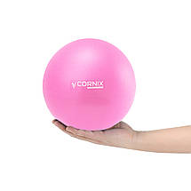 М'яч для пілатесу, йоги, реабілітації Cornix MiniGYMball 22 см XR-0228 Pink Poland, фото 6