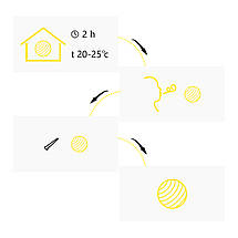 М'яч для пілатесу, йоги, реабілітації Cornix MiniGYMball 22 см XR-0228 Pink Poland, фото 5