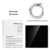 Терморегулятор кімнатний Wi-Fi для електричної теплої підлоги 220 В 16 А Avatto ME81H, чорний із дисплеєм, фото 8