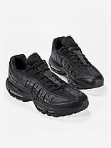 Кросівки Nike Air Max 95 Triple Black / Найк Аїр Макс 95 Тріпл Чорні, фото 4