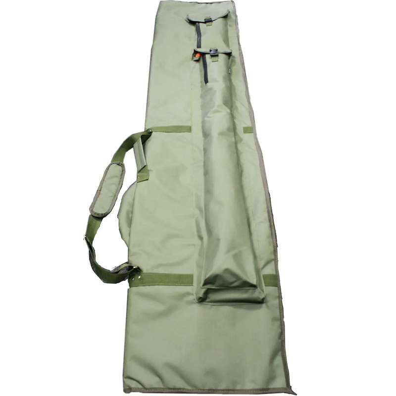 Рибальський чохол для спінінга вудилищ з котушками на 4 секції VA-R 135 корпова сумка для снастей Зелений