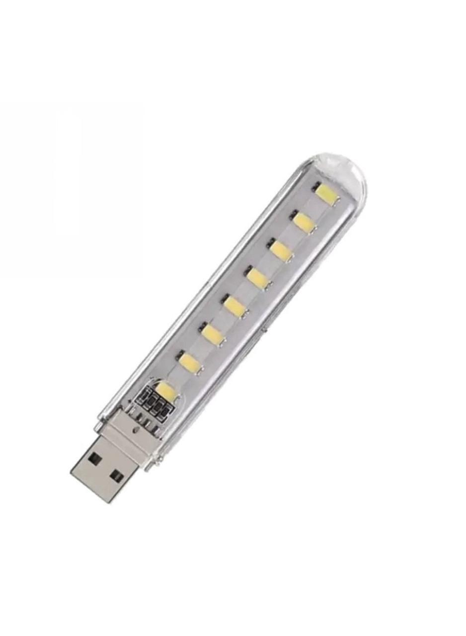 Портативний міні-світильник з Usb 8 світлодіодів нічний Світильник для читання 5 вольт (4413), фото 1
