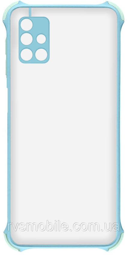 Чохол Samsung Galaxy A71 - Goospery Matte Case, Ментоловий (Камера закрита)