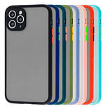 Чохол для iPhone 11 Pro Max - Goospery Matte Case, Black (Камера закрита), фото 4